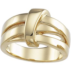 Overlapping Bands Fashion Ring