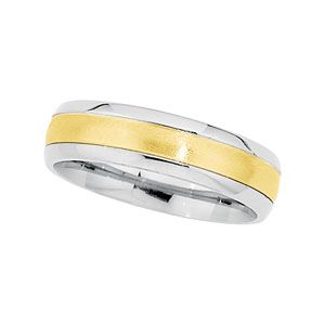6mm Titanium & 18KY Comfort-Fit Band