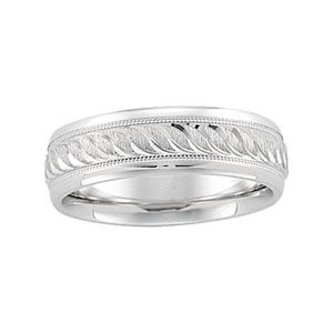 6mm Comfort Fit Designer Duo Band