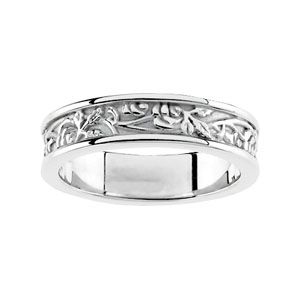 5mm Pattern Wedding Band