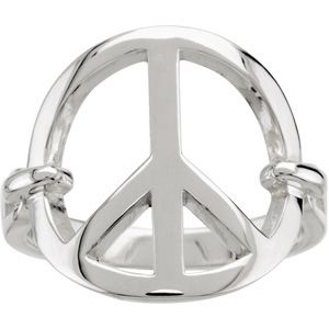 Peace Sign Ring