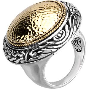 Two Tone Fashion Ring