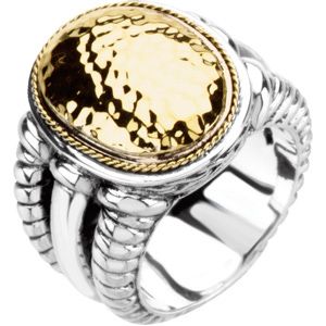 Two Tone Fashion Ring