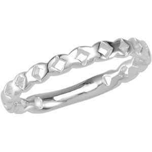 Stackable Metal Fashion Ring