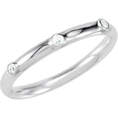 Stackable CZ Ring