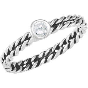 Stackable CZ Ring
