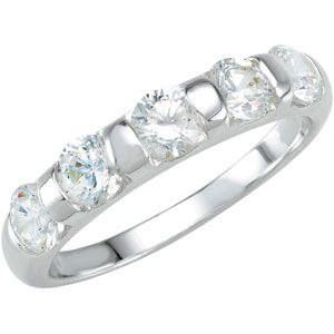 Stackable CZ Ring