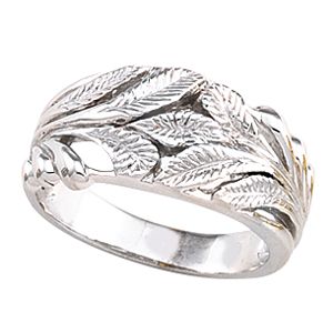 9mm Leaf Design Band