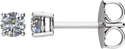 SI₁ G-H Diamond Friction Post Stud Earring