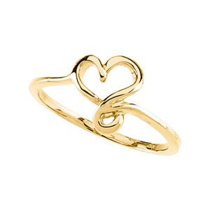 Freeform Heart Ring