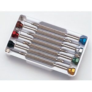 Color Coded Hexhead Screwdriver Set (7 pieces no. 3-9)