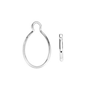 Oval Cinch Bezel Dangle