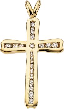 Diamond Cross Pendant