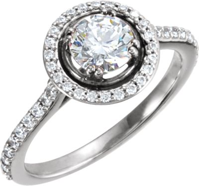 Sculptural-Inspired Engagement Ring or Matching Band