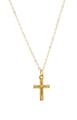 Youth Diamond Cross Necklace
