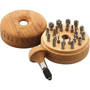 Round Bezel Polished Setting Punches 24pc Set