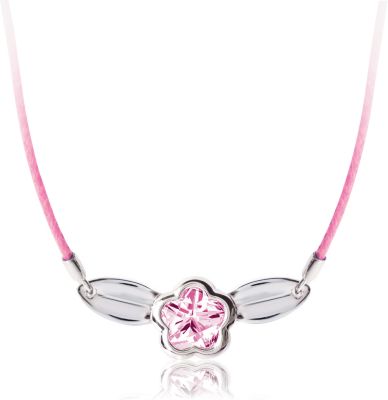 BFlower&trade; CZ & Nylon Necklace