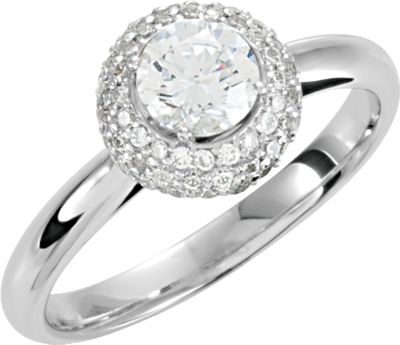 Halo-Style Engagement Ring