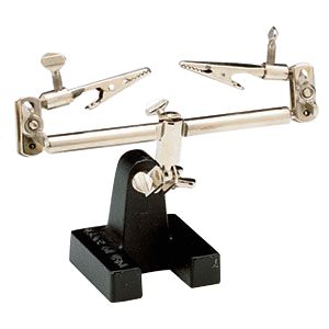 Double Clamp Stand with Horseshoe Base