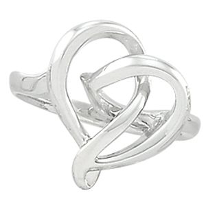 Freeform Heart Ring