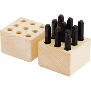 9pc Figure Stamps  3/32