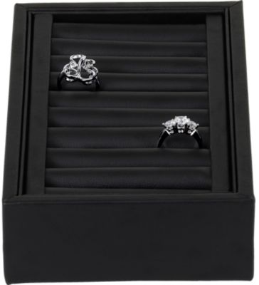 Black Leatherette Bangle Display 