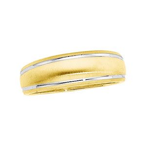 6mm Two-Tone Tapered Design Band