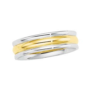 6mm Two-Tone Comfort-Fit Band