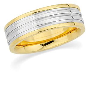 6mm Two-Tone Comfort-Fit Band
