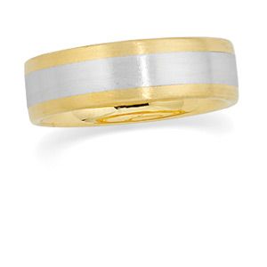 6mm Two-Tone Comfort-Fit Band