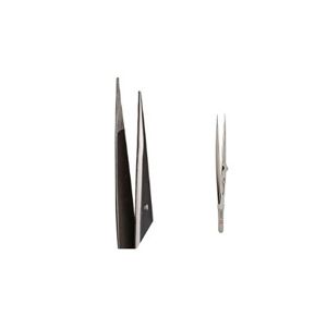 Dumont&reg; Diamond Tweezers Fine-Point Locking Stainless Steel