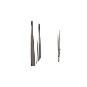 Geniune Swiss Diamond Tweezers Medium-Point Stainless Steel