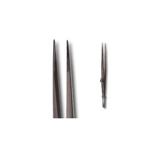 Diamond Tweezers Fine-Point Locking Black