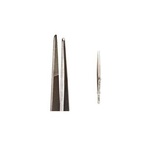 Diamond Tweezers Medium-Point Locking Stainless Steel