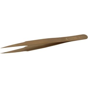 Ideal-Tek Fine Tip Brass Tweezer  4 3/4