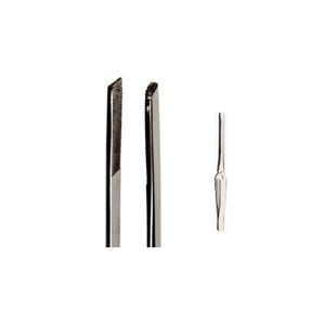 Cross Locking Reverse Action Blunt Tweezer