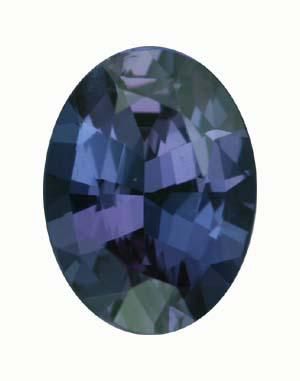 Oval Genuine Alexandrite (Black Box)