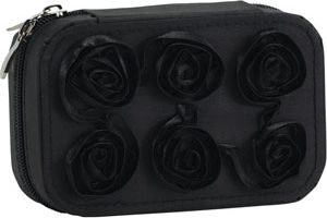 Black Flower Jewelry Box