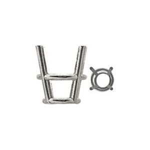 Round 4-Prong Tall Wire Basket Setting