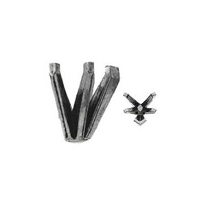 Heart 5-Prong V-End Shank Setting
