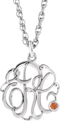 Script Monogram Necklace    