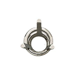 18K or Platinum Round 3-Prong Wire Basket Setting
