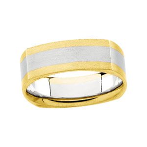6mm Two-Tone Comfort-Fit Design Band