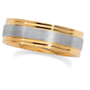 7mm Two-Tone Comfort-Fit Design Band