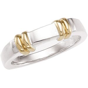 Two Tone Freeform Ring
