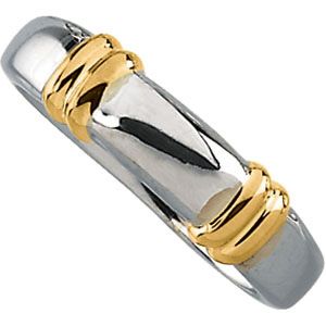 Two Tone Freeform Ring