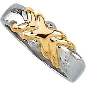 Two Tone Freeform Ring