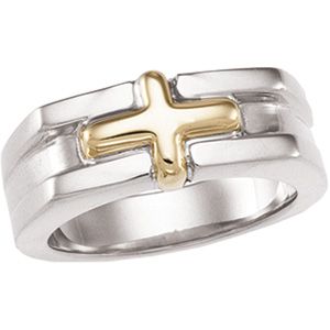 Two Tone Freeform Ring