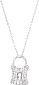 .08 ct tw Diamond Lock 18