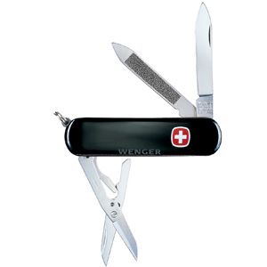 Wenger® Esquire™ - Black Genuine Swiss Army Knife